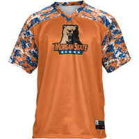 Morgan State Bears Football Jersey, Blue Sportswear Jersey Shirt, Lightweight Breathable Athletic Jersey, Casual Gift for Men