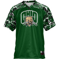 Ohio Bobcats Football Jersey, Green Sportswear Jersey Shirt, Lightweight Breathable Athletic Jersey, Casual Gift for Men, Style 4728704