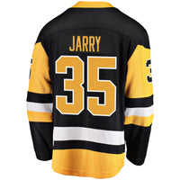 Tristan Jarry Pittsburgh Penguins Hockey Jersey, Black Breakaway Sportswear Jersey Shirt, Long Sleeve Hockey Sweater Jersey, Casual Gift for Men