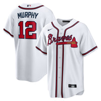Sean Murphy Atlanta Braves Baseball Jersey, White Replica Sportswear Jersey Shirt, Lightweight Breathable Athletic Jersey, Casual Gift for Men