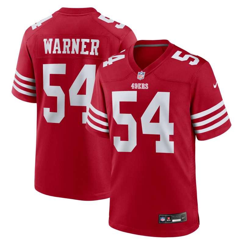 Fred Warner San Francisco 49ers Football Jersey, Sportswear Jersey Shirt, Lightweight Athletic Jersey, Casual Gift for Men, Style 4825897