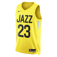Utah Jazz Basketball Jersey, Lauri Markkanen Swingman Sportswear Jersey Shirt, Sleeveless Athletic Tank Jersey, Casual Gift for Men