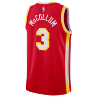 CJ McCollum Atlanta Hawks Basketball Jersey, Red Swingman Sportswear Jersey Shirt, Sleeveless Athletic Tank Jersey, Casual Gift for Men