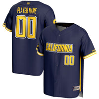 Cal Bears Baseball Jersey, Navy Sportswear Jersey Shirt, Lightweight Breathable Athletic Jersey, Casual Gift for Men, Style 200097237