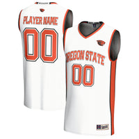 Oregon State Beavers Basketball Jersey, White Fashion Lightweight Sportswear Jersey Shirt, Sleeveless Athletic Tank Jersey, Casual Gift for Men
