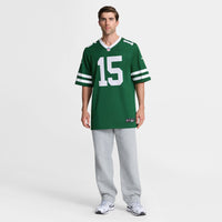 Adonai Mitchell New York Jets Football Jersey, Green Game Sportswear Jersey Shirt, Lightweight Breathable Athletic Jersey, Casual Gift for Men