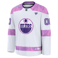 Edmonton Oilers Hockey Jersey, White Sportswear Jersey Shirt, Long Sleeve Hockey Sweater Jersey, Casual Gift for Men, Style 202532971