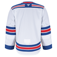 New York Rangers Hockey Jersey, White Authentic Away Sportswear Jersey Shirt, Long Sleeve Hockey Sweater Jersey, Casual Gift for Men