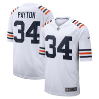 Walter Payton Chicago Bears Football Jersey, White Game Sportswear Jersey Shirt, Lightweight Breathable Athletic Jersey, Casual Gift for Men