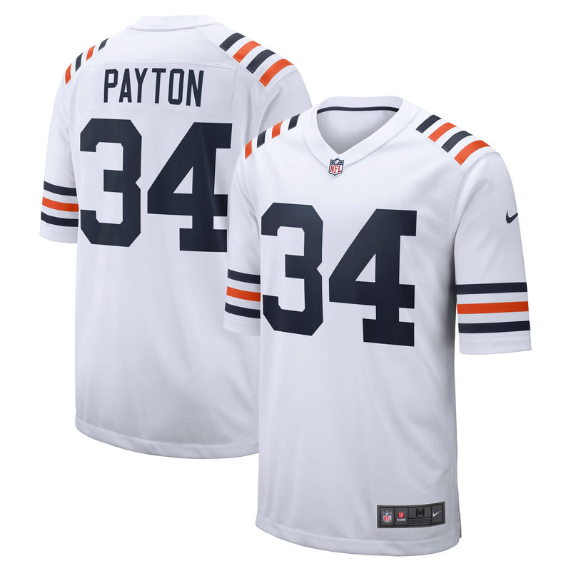 Walter Payton Chicago Bears Football Jersey, White Game Sportswear Jersey Shirt, Lightweight Breathable Athletic Jersey, Casual Gift for Men