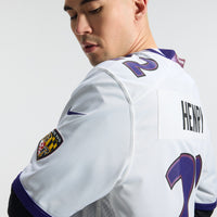 Derrick Henry Baltimore Ravens Football Jersey, White Game Sportswear Jersey Shirt, Lightweight Breathable Athletic Jersey, Casual Gift for Men