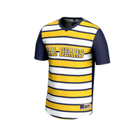 Cal Bears Soccer Jersey, Navy/Gold Fashion Sportswear Jersey Shirt, Lightweight Breathable Athletic Jersey, Casual Gift for Men