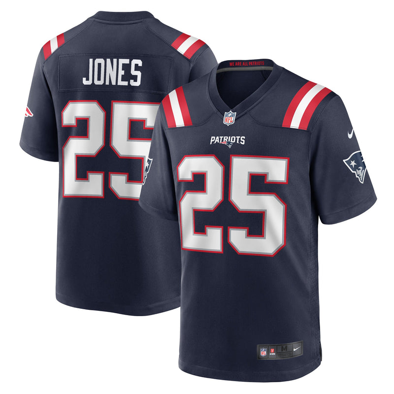 Marcus Jones New England Patriots Football Jersey, Navy Sportswear Jersey Shirt, Lightweight Breathable Athletic Jersey, Casual Gift for Men