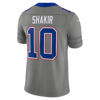 Khalil Shakir Buffalo Bills Football Jersey, Gray Limited Sportswear Jersey Shirt, Lightweight Breathable Athletic Jersey, Casual Gift for Men