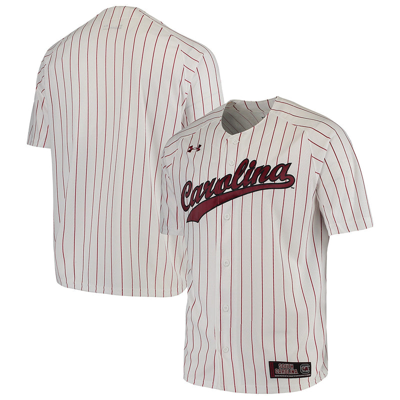 South Carolina Gamecocks Baseball Jersey, White Replica Sportswear Jersey Shirt, Lightweight Breathable Athletic Jersey, Casual Gift for Men