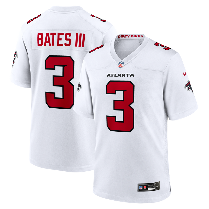 Jessie Bates III Atlanta Falcons Football Jersey, White Sportswear Jersey Shirt, Lightweight Breathable Athletic Jersey, Casual Gift for Men