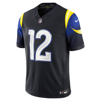 Puka Nacua Los Angeles Rams Football Jersey, Blue Limited Sportswear Jersey Shirt, Lightweight Breathable Athletic Jersey, Casual Gift for Men