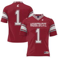 Washington State Cougars Football Jersey, Sportswear Jersey Shirt, Lightweight Breathable Athletic Jersey, Casual Gift for Men, Style 5234359