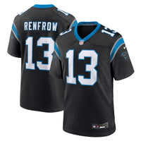 Hunter Renfrow Carolina Panthers Football Jersey, Black Sportswear Jersey Shirt, Lightweight Breathable Athletic Jersey, Casual Gift for Men