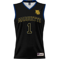 Marquette Golden Eagles Basketball Jersey, Black Lightweight Sportswear Jersey Shirt, Sleeveless Athletic Tank Jersey, Casual Gift for Men