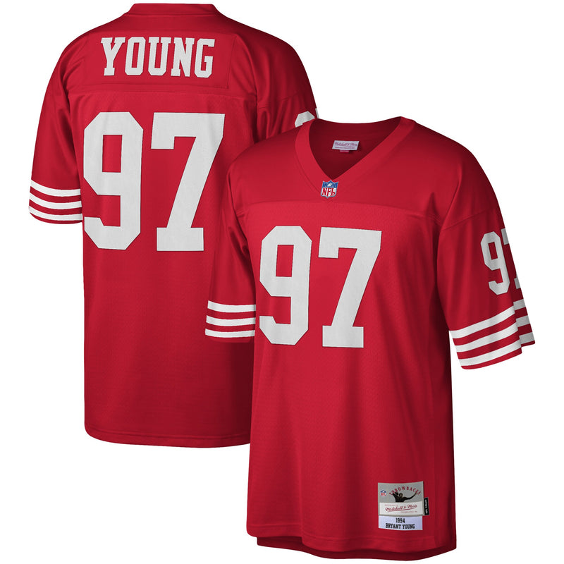 Bryant Young San Francisco 49ers Football Jersey, Sportswear Jersey Shirt, Lightweight Athletic Jersey, Casual Gift for Men, Style 4393244