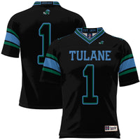 Tulane Green Wave Football Jersey, Black Sportswear Jersey Shirt, Lightweight Breathable Athletic Jersey, Casual Gift for Men, Style 200425300