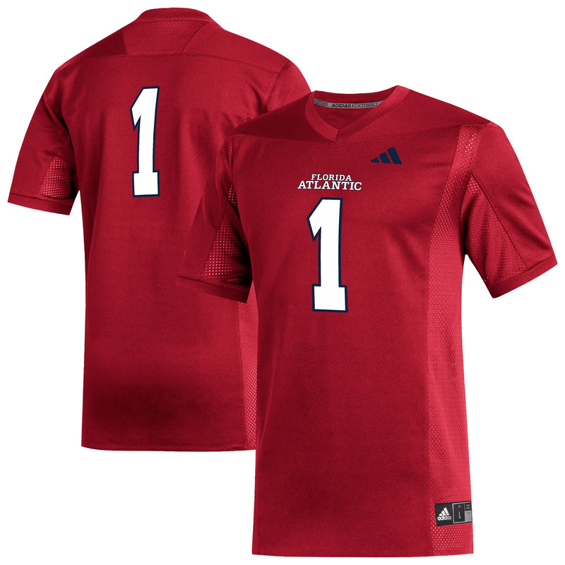 Florida Atlantic Owls Football Jersey, Red Replica Sportswear Jersey Shirt, Lightweight Breathable Athletic Jersey, Casual Gift for Men