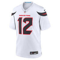 Nico Collins Houston Texans Football Jersey, White Game Sportswear Jersey Shirt, Lightweight Breathable Athletic Jersey, Casual Gift for Men