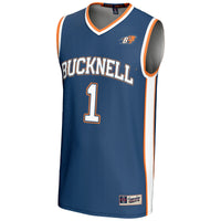 Bucknell Bison Basketball Jersey, Navy Lightweight Sportswear Jersey Shirt, Sleeveless Athletic Tank Jersey, Casual Gift for Men