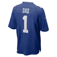 Number Dad New York Giants Football Jersey, Royal Game Sportswear Jersey Shirt, Lightweight Breathable Athletic Jersey, Casual Gift for Men