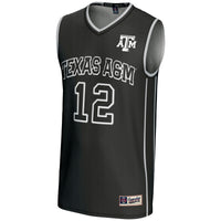 Texas A&M Aggies Basketball Jersey, Black Fashion Sportswear Jersey Shirt, Sleeveless Athletic Tank Jersey, Casual Gift for Men, Style 201534654