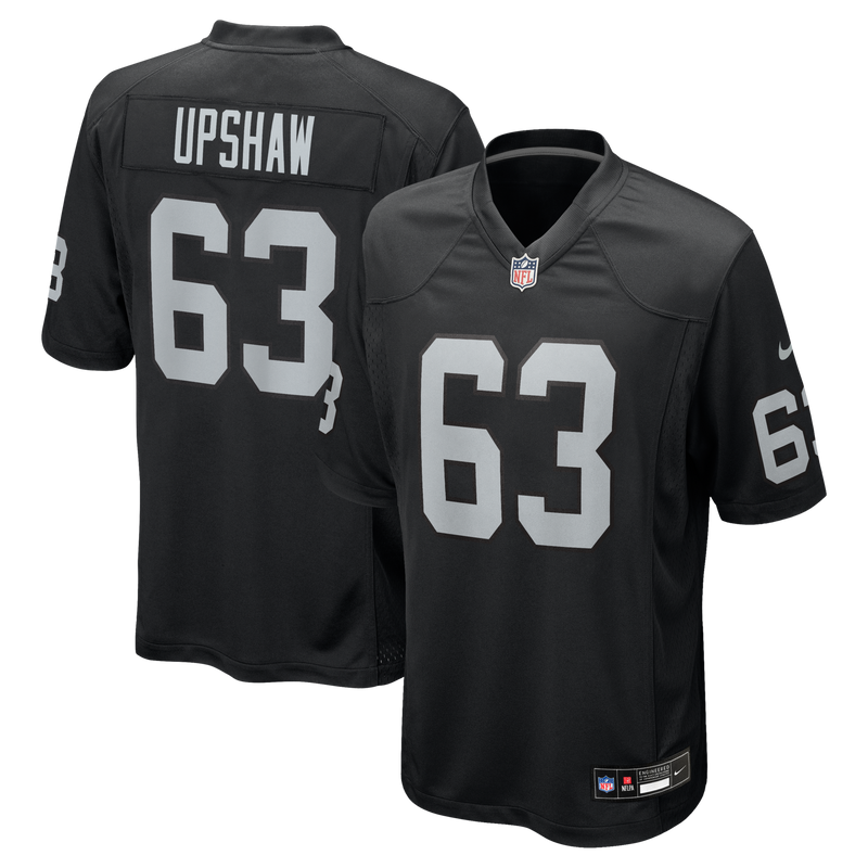 Gene Upshaw Las Vegas Raiders Football Jersey, Black Game Sportswear Jersey Shirt, Lightweight Breathable Athletic Jersey, Casual Gift for Men