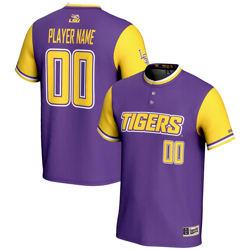 LSU Tigers Softball Jersey, Purple Sportswear Jersey Shirt, Lightweight Breathable Athletic Jersey, Casual Gift for Men, Style 200145886