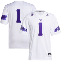Washington Huskies Football Jersey, White Sportswear Jersey Shirt, Lightweight Breathable Athletic Jersey, Casual Gift for Men, Style 5226875