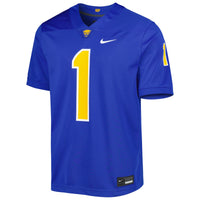 Pitt Panthers Football Jersey, Royal Sportswear Jersey Shirt, Lightweight Breathable Athletic Jersey, Casual Gift for Men, Style 4993479