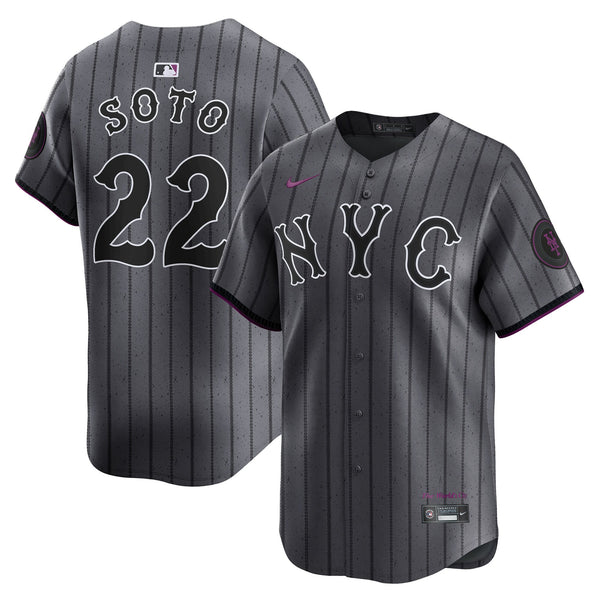 New York Mets Juan Soto Gray City Connect Limited Player Jersey