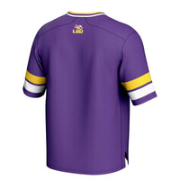 LSU Tigers Spirit Football Jersey, Purple Sportswear Jersey Shirt, Lightweight Breathable Athletic Jersey, Casual Gift for Men