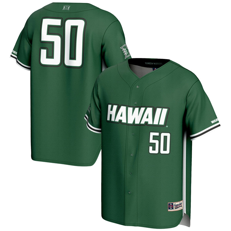 Hawaii Rainbow Warriors Lightweight Baseball Jersey, Sportswear Jersey Shirt, Lightweight Athletic Jersey, Casual Gift for Men, Style 200137230