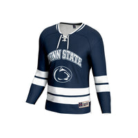 Penn State Nittany Lions Hockey Jersey, Navy Sportswear Jersey Shirt, Long Sleeve Hockey Sweater Jersey, Casual Gift for Men, Style 202918031