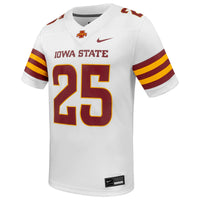 Iowa State Cyclones Football Jersey, White Game Sportswear Jersey Shirt, Lightweight Breathable Athletic Jersey, Casual Gift for Men