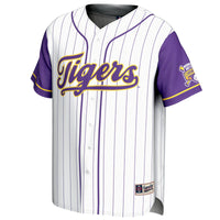 LSU Tigers Baseball Jersey, White Sportswear Jersey Shirt, Lightweight Breathable Athletic Jersey, Casual Gift for Men, Style 203263817