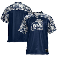 New Hampshire Wildcats Football Jersey, Navy Sportswear Jersey Shirt, Lightweight Breathable Athletic Jersey, Casual Gift for Men, Style 4728684