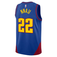 Zeke Nnaji Denver Nuggets Basketball Jersey, Blue Swingman Sportswear Jersey Shirt, Sleeveless Athletic Tank Jersey, Casual Gift for Men