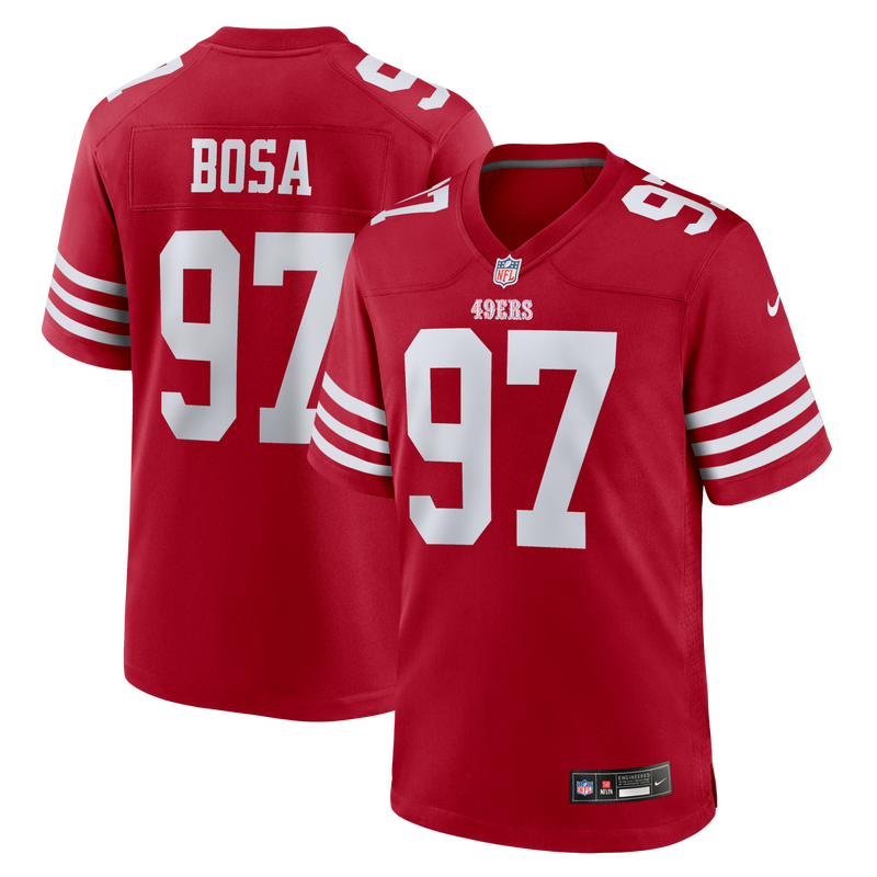 Nick Bosa San Francisco 49ers Football Jersey, Sportswear Jersey Shirt, Lightweight Athletic Jersey, Casual Gift for Men, Style 4482764