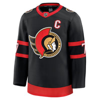 Brady Tkachuk Ottawa Senators Hockey Jersey, Black Premium Home Sportswear Jersey Shirt, Long Sleeve Hockey Sweater Jersey, Casual Gift for Men