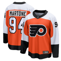 Porter Martone Philadelphia Flyers Hockey Jersey, Orange Sportswear Jersey Shirt, Long Sleeve Hockey Sweater Jersey, Casual Gift for Men