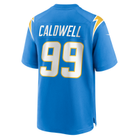 Jamaree Caldwell Los Angeles Chargers Football Jersey, Sportswear Jersey Shirt, Lightweight Breathable Athletic Jersey, Casual Gift for Men