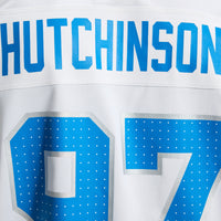 Aidan Hutchinson Detroit Lions Football Jersey, White Game Sportswear Jersey Shirt, Lightweight Breathable Athletic Jersey, Casual Gift for Men
