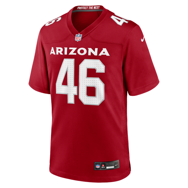 Arizona Cardinals Aaron Brewer Cardinal Team Game Jersey