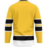 Marquette Golden Eagles Hockey Jersey, Blue Sportswear Jersey Shirt, Long Sleeve Hockey Sweater Jersey, Casual Gift for Men